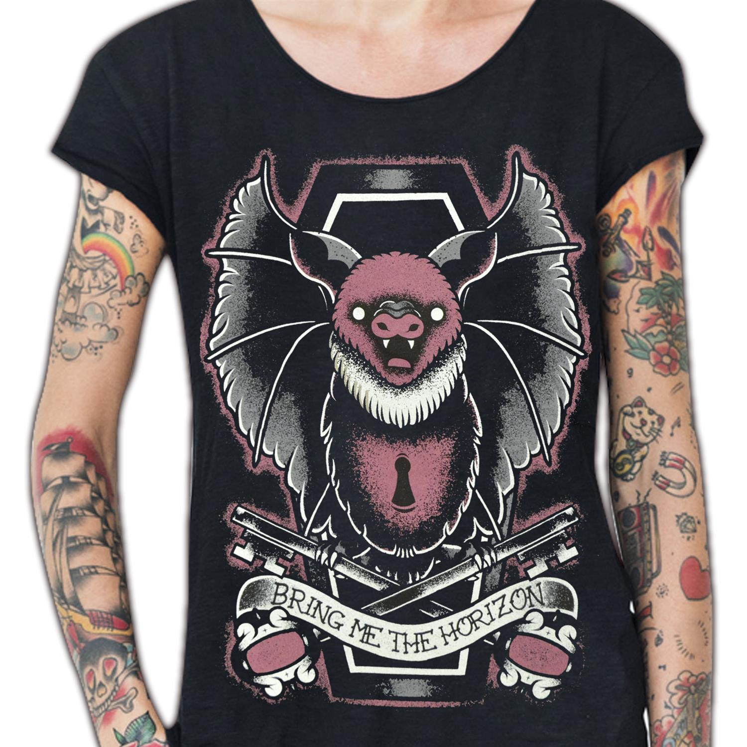 Coffin Bat & Keys T-Shirt