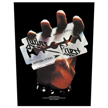 Judas Priest British Steel Backpatch