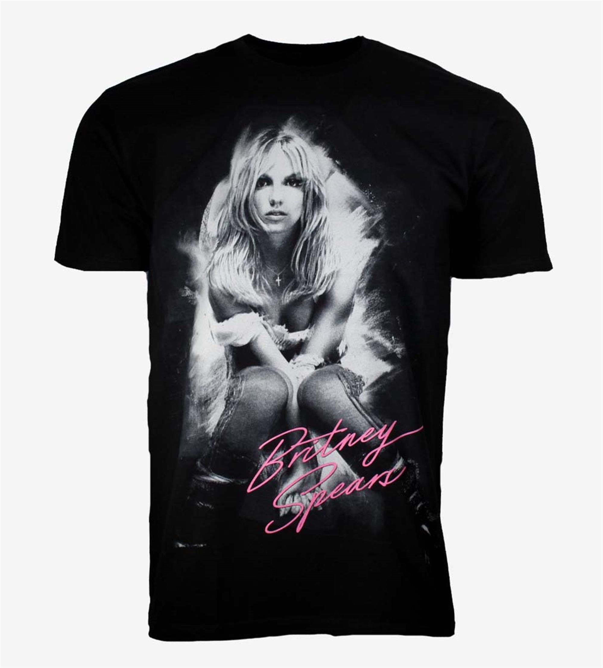 Britney Spears Brushed In T-Shirt