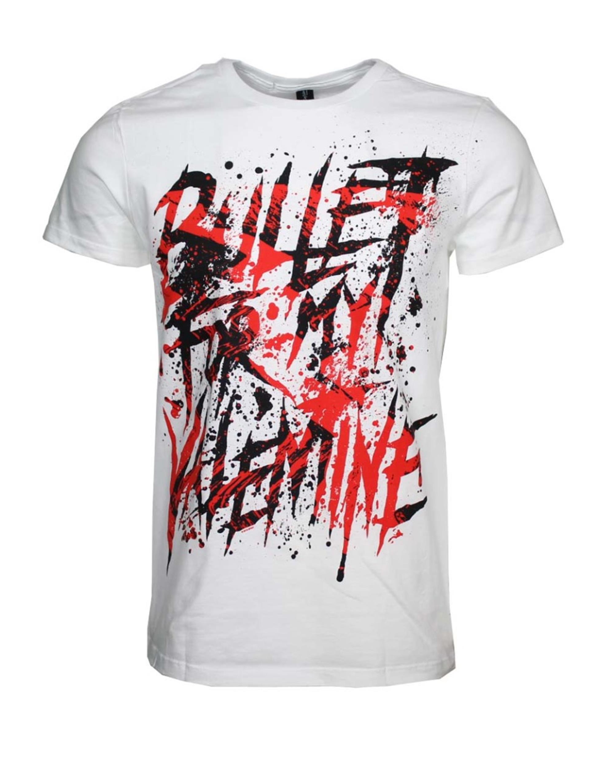 Bullet For My Valentine Bullet For My Valentine Splattered Logo T Shirt Men Loudtrax