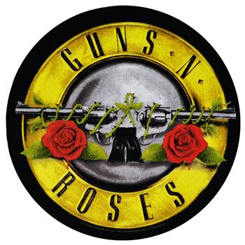 Guns N' Roses Bullet Logo Backpatch