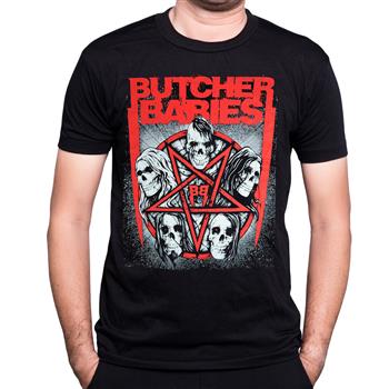 Butcher Babies Star Skull T-Shirt