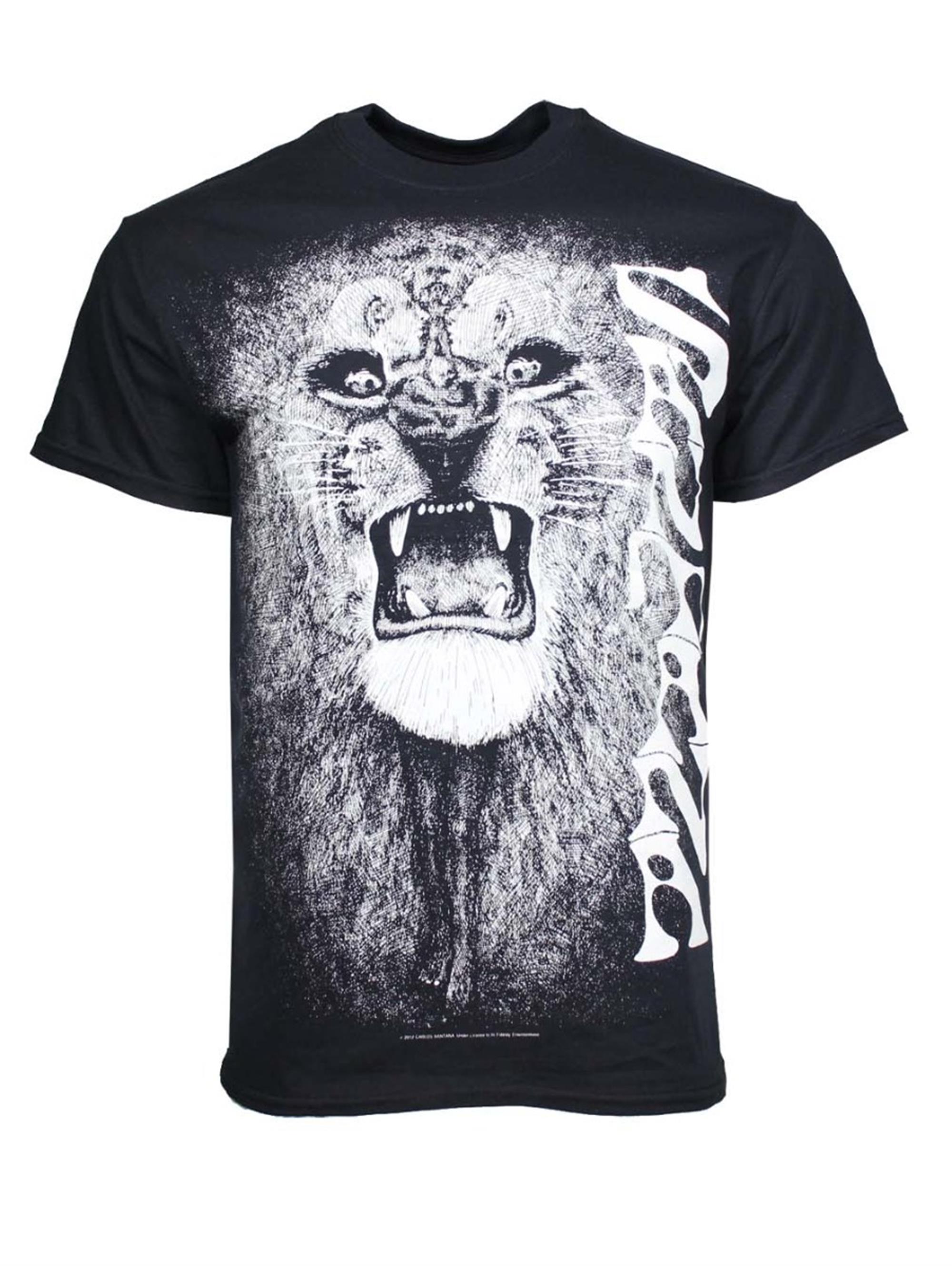 Carlos Santana Santana White Lion T-Shirt Men | Loudtrax