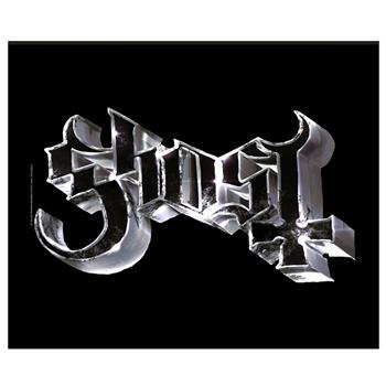 Ghost Chrome Logo Sherpa Fleece Blanket