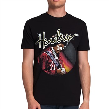 Jimi Hendrix Circle Portrait T-Shirt