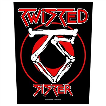 Twisted Sister Circular Logo Backpatch