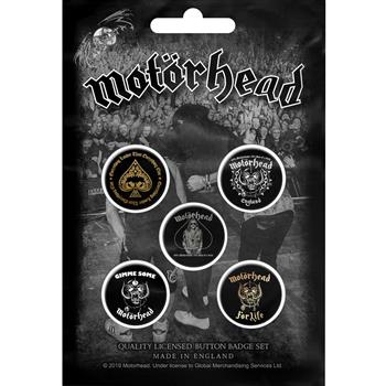 Motorhead Clean Your Clock Button Pin Set