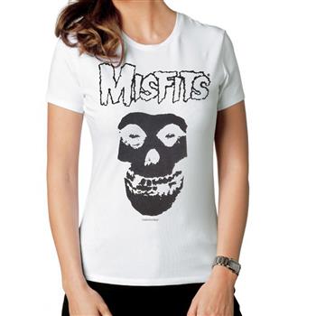 Misfits Classic Skull White T-Shirt