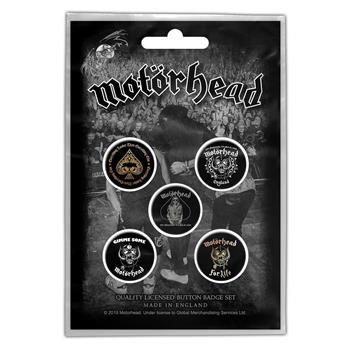 Motorhead Clean Your Clock Button Pin Set