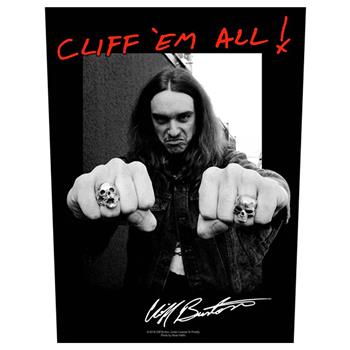 Metallica Cliff Em All Backpatch