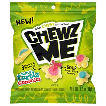  Colombina Chewz Me Sour Turtlz Gummies - 91g