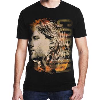 Nirvana / Kurt Cobain Coloured Side View T-Shirt