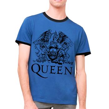 Queen Crest Logo [Ringer] T-Shirt