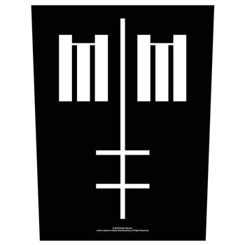 Marilyn Manson Cross Logo Backpatch