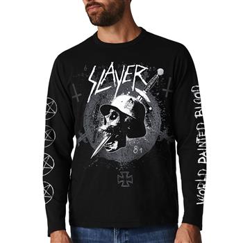 Slayer Dagger Skull Long Sleeve Shirt