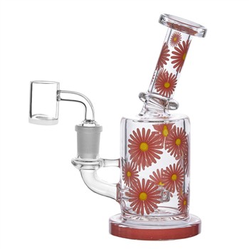  DAISY FLOWER PERCOLATOR DAB RIG BONG