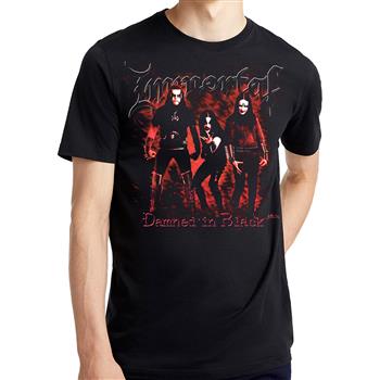 Immortal Damned In Black Group Shot T-Shirt