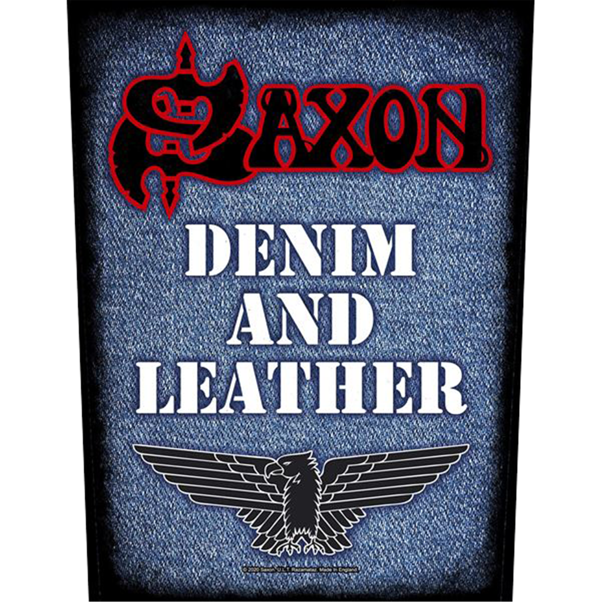 Denim & Leather Backpatch