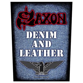 Saxon Denim & Leather Backpatch