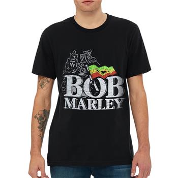 Bob Marley Distressed Logo T-Shirt