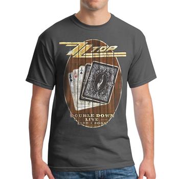 ZZ Top Double Down Live 1980-2008 T-Shirt