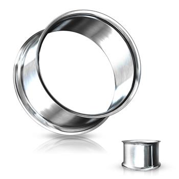  Double Flared Flesh Tunnels 316L Surgical Stainless Steel