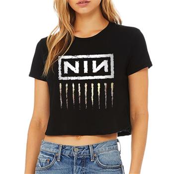 Nine Inch Nails Downward Spiral Crop Top