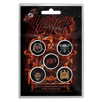 Slayer Eagle Button Pin Set