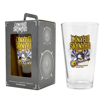 Lynyrd Skynyrd Eagle Guitar Beer Glass
