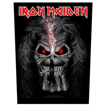 Iron Maiden Eddie Candle Finger Backpatch