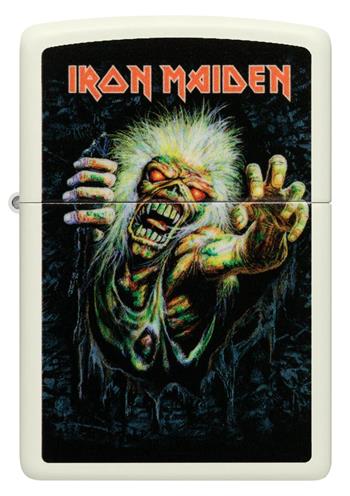 Iron Maiden Eddie Glow in The Dark Zippo