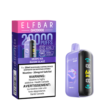  ELFBAR GH20000 - GRAPE ICE