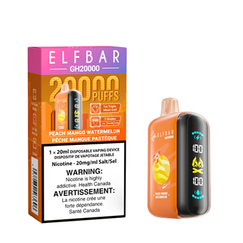  ELFBAR GH20000 - PEACH MANGO WATERMELON