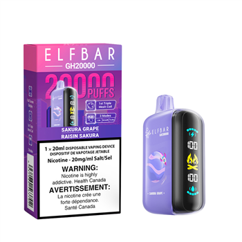  ELFBAR GH20000 - SAKURA GRAPE