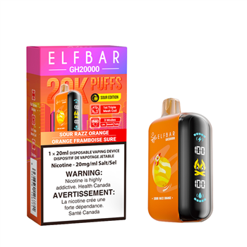  ELFBAR GH20000 - SOUR RAZZ ORANGE