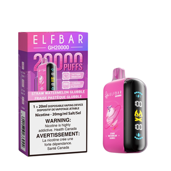  ELFBAR GH20000 - STRAW WATERMELON GLUBBULE