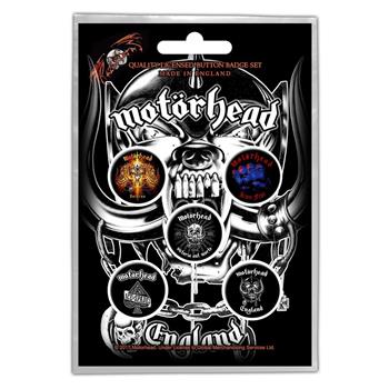 Motorhead England Button Pin Set