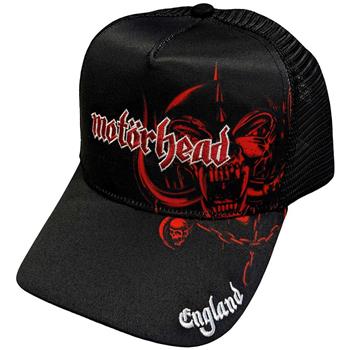 Motorhead England Red Warpig Trucker Cap