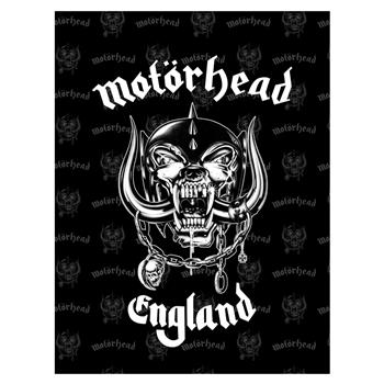 Motorhead England Sherpa Fleece Blanket
