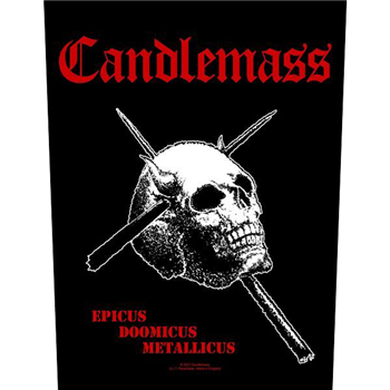 Candlemass Epicus Doomicus Metallicus Backpatch