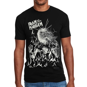 Iron Maiden Est. 1975 Life After Death Flames T-Shirt