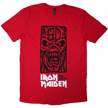 Iron Maiden Est. 1975 Stamp Logo T-Shirt