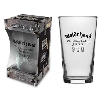 Motorhead Everything Louder Forever Beer Glass