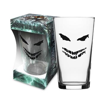 Disturbed Face Beer Glass