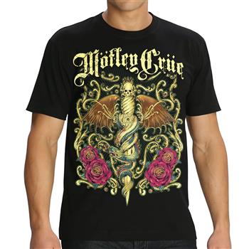 Motley Crue Exquisite Dagger T-Shirt