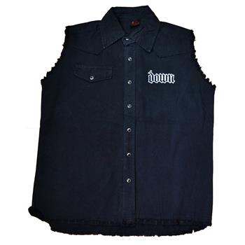 Down Face Sleeveless Vest