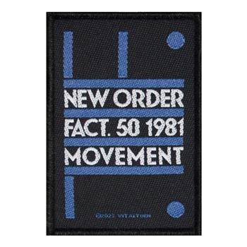 New Order Fact. 50 1981 Movement Patch
