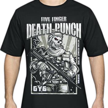 Five Finger Death Punch Military Mascot T-Shirt