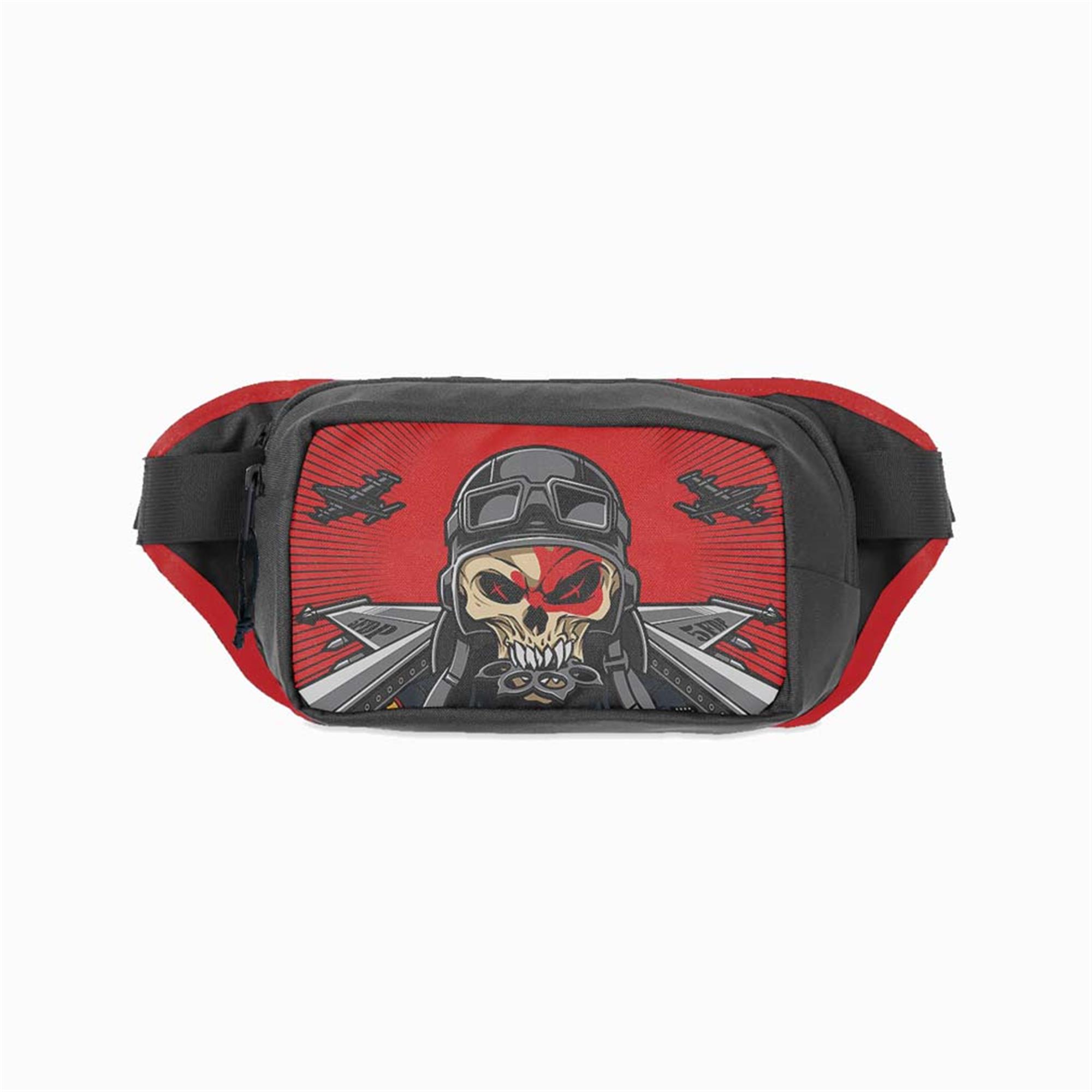 Five Finger Death Punch Skull Pilot Shoulder Bag