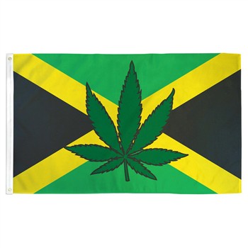  FLAG JAMAICA LEAF - 3' X 5'